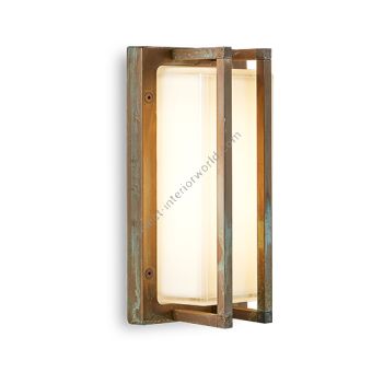 Moretti Luce / Outdoor Wall Lights / Ice Cubic rectangular 3413 GX53
