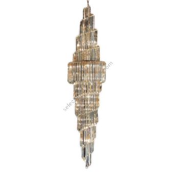 Patrizia Volpato / Cascade Lights / Cristalli Murano Glass 24 Karat Gold PV-5051