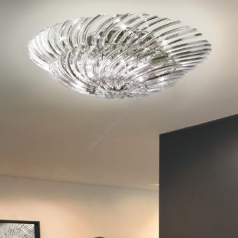 Patrizia Volpato / Semi-Flush Mounts / Rondò Murano Glass 24 Karat Gold PV-522-PL115