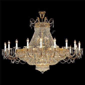 Italian Luxury Lighting / Chandeliers / Empire Crystal 38 Lights 6812 038