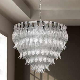 Patrizia Volpato / Chandeliers / Petali Handcrafted Murano glass 24 Karat Gold PV-8002