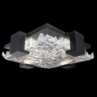 Fine Art Handcrafted Lighting / Semi-Flush Mount & Sconce Lamps / Terra 16.75″ Square 895440