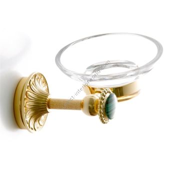 Il Paralume Marina / Soap Dishes / BA689/ORO24/MALACHITE