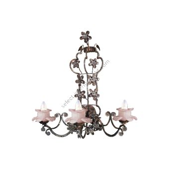 Mechini / Wall Lights / Clear Bohemian Crystal & Murano Glass A243/3