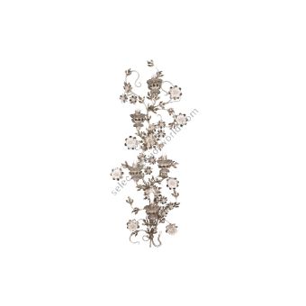 Mechini / Wall Lights / Bohemian Crystal and Biscuit Ceramic A299/5