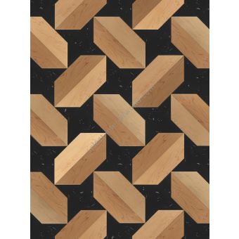 Berti / Square Space Marquetry / Pattern floor Star