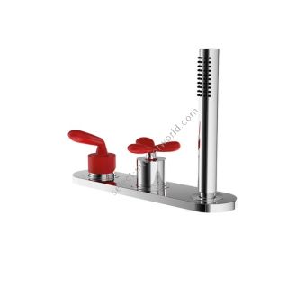 Bisazza / Bath/shower fittings / Bagno - the wanders collection / Petal 24 Red