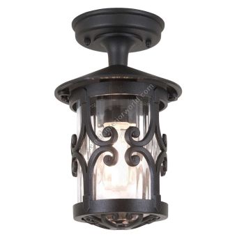 Elstead Lighting / Outdoor Ceiling Lights / Hereford Porch Lantern Black