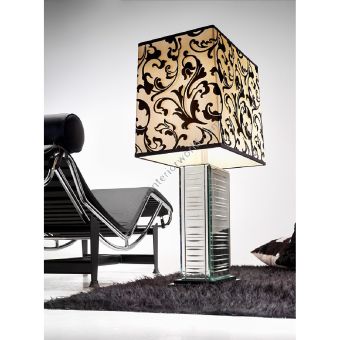 Arte Veneziana / Table Lamps / Damassé Art Déco LDT-AVA-009-LTD86