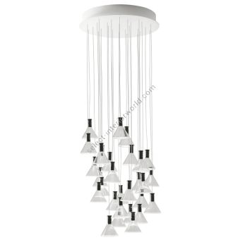 Fabbian / LED Ceiling Lights / Multispot Polair F32 30 spots