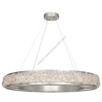 Fine Art Handcrafted Lighting / Pendant Lights / Arctic Halo 38″ Round 878040 