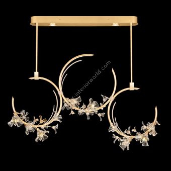 Fine Art Handcrafted Lighting / Linear Pendants / Azu 55″ 915340