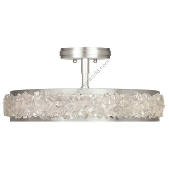 Fine Art Handcrafted Lighting / Semi-Flush Mounts / Arctic Halo 23″ Round 879940 