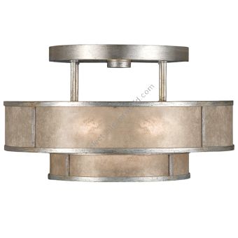 Fine Art Handcrafted Lighting / Semi-Flush Mounts / Singapore Moderne 24″ Round 600940 