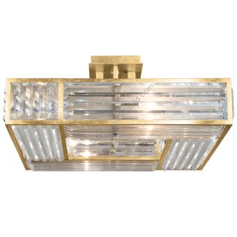 Fine Art Handcrafted Lighting / Semi-Flush Mounts / Crystal Enchantment 25″ Square 811640 