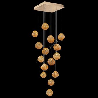 Fine Art Handcrafted Lighting / Pendant Lights / Vesta 19″ Square 866840