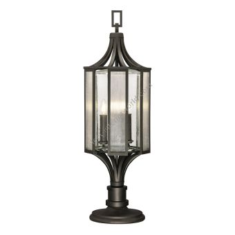 Fine Art Handcrafted Lighting / Outdoor Adjustable Pier/post Mount / Bristol 37.5″ 900080