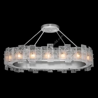 Fine Art Handcrafted Lighting / Pendant Lights / Lunea 44″ Oblong 910540