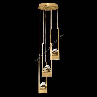 Fine Art Handcrafted Lighting / Pendant Lights / Strata 16″ Round 928440