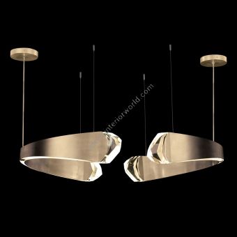 Fine Art Handcrafted Lighting / Pendant Lights / Strata 49″ Round 931840