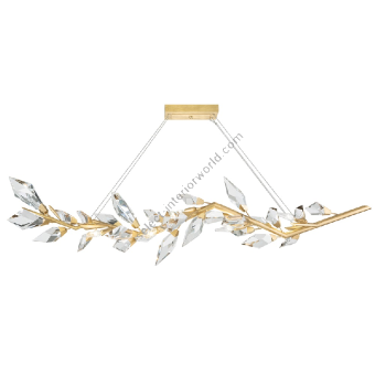 Fine Art Handcrafted Lighting / Pendant Lights / Foret 63.5″ Linear 902440