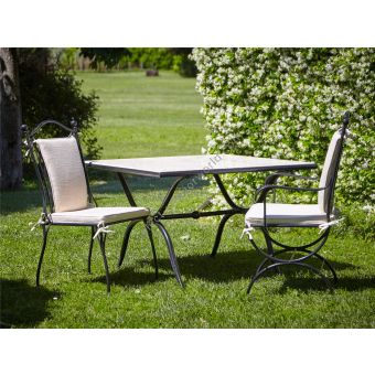 Officina Ciani / Outdoor Dining tables / Marble Top GF4002TA-MAC Rombo