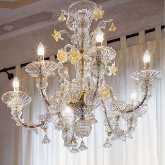 Arte Veneziana / Chandeliers / Gondolino Venetian Style LVC-AVA-004-LV40