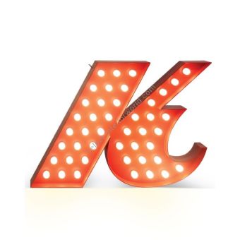 DelightFULL / Floor or Wall Lamps / Light Letter K | Graphic Letters "K" 