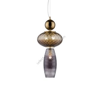 Euroluce Lampadari / Pendants & Suspension Lights / Harmony Small Fumè Brown