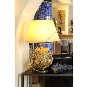 Officina Ciani / Table Lamps / Blown Glass HL1030TA-1GL Orcio