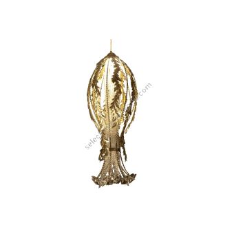 Mechini / Chandeliers / Wrought Iron with Clear Bohemian Crystal L-Giglio/1