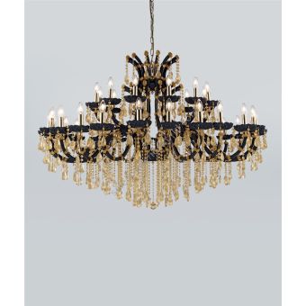 Euroluce Lampadari / Chandeliers / Mariateresa L36 Black&Sheen