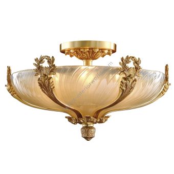 Mariner / Pendants & Suspension Lights / Casted Bronze & Venetian glass 19524.1