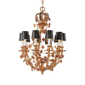 Mariner / Chandeliers / Casted Bronze & Ceramic flowers 19112.0
