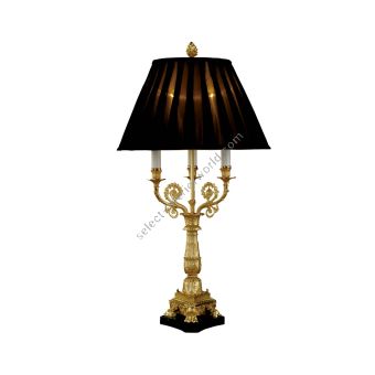 Mariner / Table Lamps / Casted Bronze & Wood 19455.0