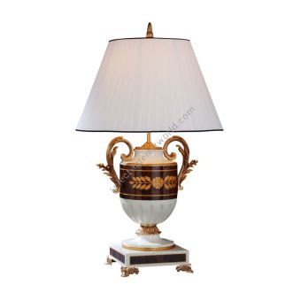 Mariner / Table Lamps / Casted Bronze & Wood 19989.0