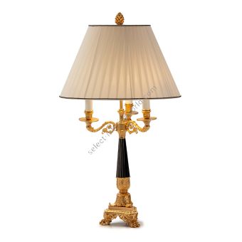 Mariner / Table Lamps / Casted Bronze & Black Wood 20307.0