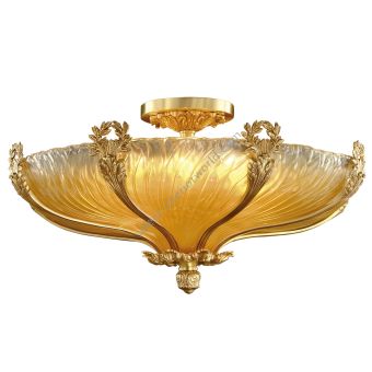 Mariner / Pendants & Suspension Lights / Casted Bronze & Venetian glass 19612.1