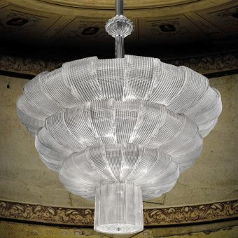 Glass & Glass Murano / Chandeliers / Overlap 1370/S