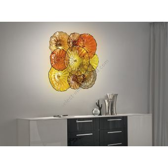 Glass & Glass Murano / Wall Sconces / Habitat Creative 1 ART. 161/A