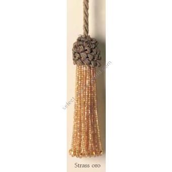 Il Paralume Marina / Rings and brushes / Nappa strass oro