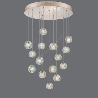 Fine Art Handcrafted Lighting / Natural Inspirations 21″ Round Pendant 853140-106L 206L