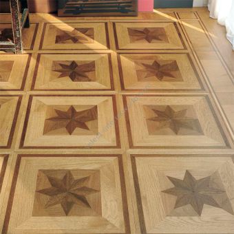 Parquet In / Old Chic-Camille / Parquet / 158 (Oak Light / Walnut Light / Afr. Zambia Medium)