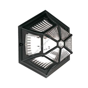 Elstead Lighting / Outdoor Wall & Ceiling Lights / Parish Flush Black