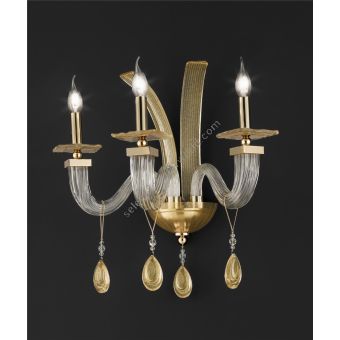 Euroluce Lampadari / Wall Sconces / Soar A3 Gold