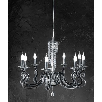 Euroluce Lampadari / Chandeliers / Venice Superlux L8 Black