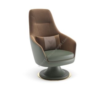 Vismara Design / Armchairs / Swivel Armchair Ygritte