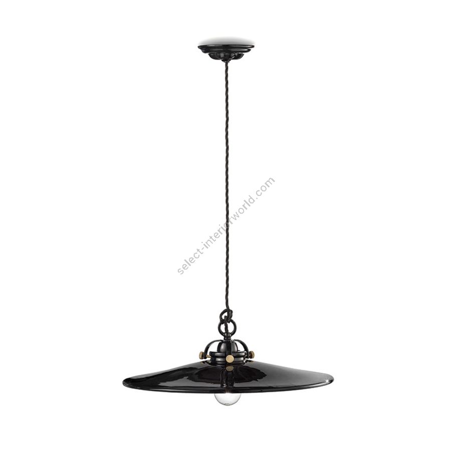 Black finish (cm.: W 42 x D 42 / inch.: W 16.5" x D 16.5")