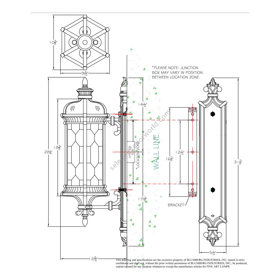 Small 413881-1 - cm.: 81 x 28 x 33 / inch.: 32" x 11" x 13"