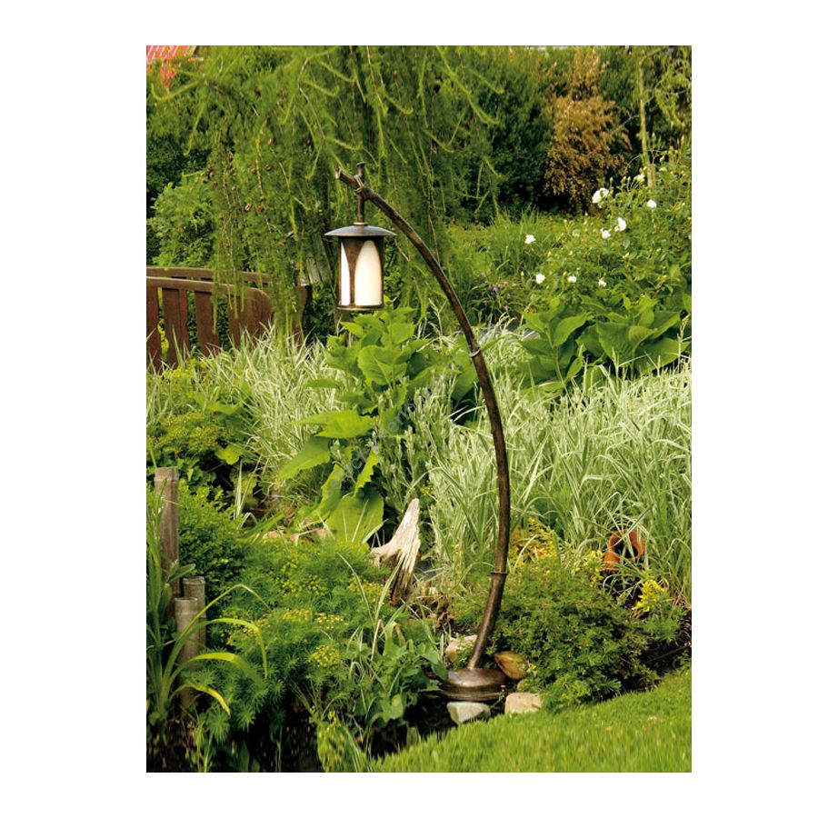 Iron rusty finish, 1 light (cm.: H 158 / inch.: 62")